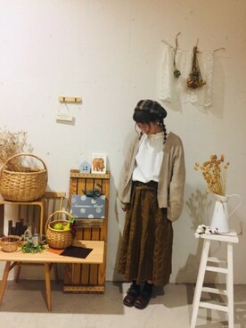 aoki(∵)さん（レディース・165cm）の秋コーディネート