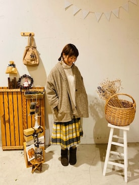 aoki(∵)さん（レディース・165cm）の秋コーディネート