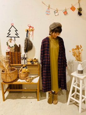 aoki(∵)さん（レディース・165cm）の冬コーディネート