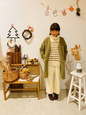 aoki(∵)さん(レディース・165cm)の冬コーディネート