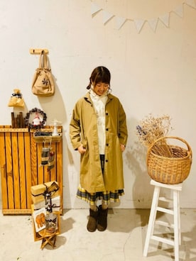 aoki(∵)さん（レディース・165cm）の冬コーディネート