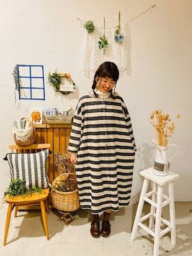 aoki(∵)さん(レディース・165cm)の冬コーディネート