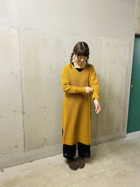 aoki(∵)さん（レディース・165cm）の冬コーディネート