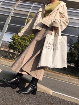 桃子さん（レディース・155cm）の冬コーディネート