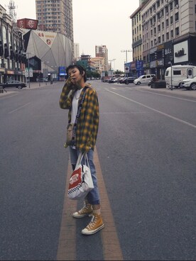 「H&M（エイチ・アンド・エム）のアイテム（アンダーウェア）」を使った、MJ 116さん（レディース・170cm）の夏コーディネート