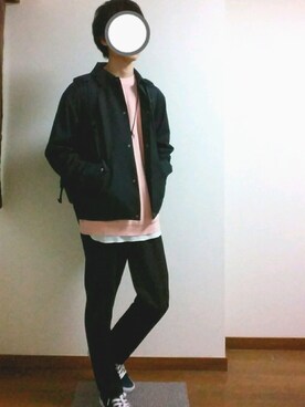 「HARE（ハレ）のアイテム（その他アウター）」を使った、やーさん（メンズ・176cm）の春コーディネート