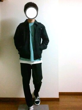 「HARE（ハレ）のアイテム（その他アウター）」を使った、やーさん（メンズ・176cm）の春コーディネート