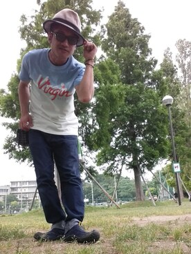 「近くの公園。」｜TatsUさん（メンズ・164cm）の春コーディネート
