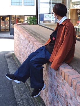 「アイテム（ブルゾン）」を使った、takumi さん（メンズ・174cm・10代）の冬コーディネート