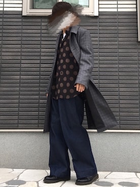 「JOHN LAWRENCE SULLIVAN（ジョンローレンスサリバン）のアイテム（その他アウター）」を使った、takumi さん（メンズ・174cm）の春コーディネート