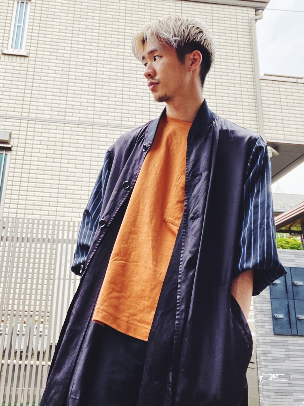 COMME des GARCONSのトレンチコートを使った人気ファッション