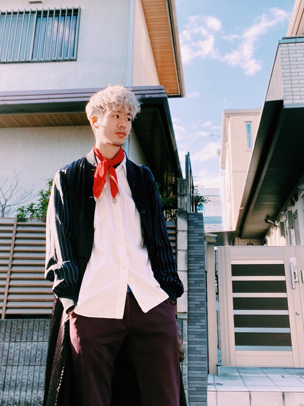 COMME des GARCONSのトレンチコートを使った人気ファッション
