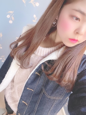 「スリットニット」｜「アイテム（ジャケット/アウター）」を使った、nnkさん（レディース・157cm）の冬コーディネート