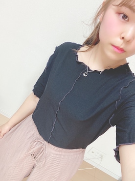 「frames RAY CASSIN（フレームスレイカズン）のアイテム（パンツ）」を使った、nnkさん（レディース・157cm）の夏コーディネート