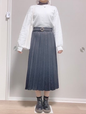 nnkさん（レディース・157cm）の春コーディネート