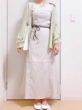 nnkさん（レディース・157cm）の夏コーディネート