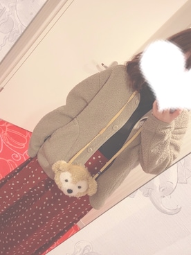 「ドットスカート」｜「アイテム（その他アウター）」を使った、ぴんくさん（レディース・153cm）の春コーディネート