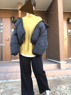 「グレイル」｜「アイテム（ダウンジャケット/コート）」を使った、eee333iiiさん（レディース・159cm）の冬コーディネート