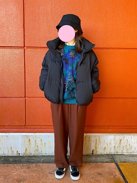 「Rodeo Crowns（ロデオクラウンズ）のアイテム（ジャケット/アウター）」を使った、とみささん（メンズ・170cm）の冬コーディネート