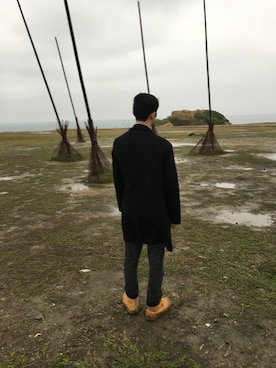 「SPAO（スパオ）のアイテム（ジャケット/アウター）」を使った、吳驊軒さん（メンズ・178cm）の春コーディネート