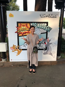 「豊島園」｜ネビル・ロングボトムさん（レディース・161cm）の夏コーディネート