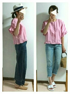 yoriさん（レディース・157cm）の夏コーディネート