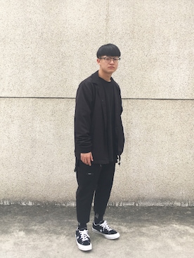 「repos（ルポ）のアイテム（ジャケット/アウター）」を使った、Jiayuanさん（メンズ・161cm）の春コーディネート