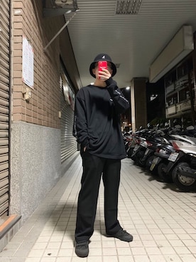 「repos（ルポ）のアイテム（トップス）」を使った、Jiayuanさん（メンズ・161cm）の冬コーディネート