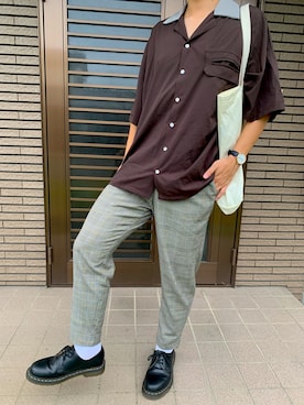 「Champion（チャンピオン）のアイテム（トートバッグ）」を使った、ゆうた    【YUTA】さん（メンズ・166cm）の夏コーディネート