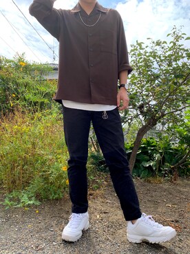 「DAISO（DAISO）のアイテム（アクセサリー）」を使った、ゆうた    【YUTA】さん（メンズ・166cm）の秋コーディネート