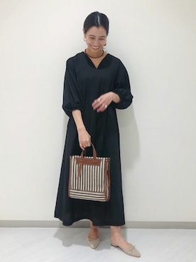 「スローブイエナ」｜「アイテム（アクセサリー）」を使った、sakiさん（レディース・165cm）の春コーディネート