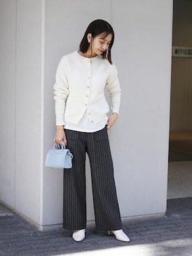 「SLOBE IENA」｜sakiさん（レディース・165cm）の冬コーディネート