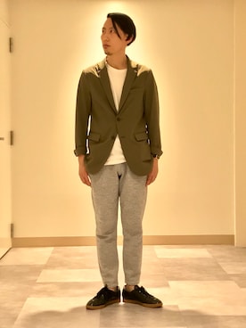 テンチョウ関根さん(メンズ・173cm)の春コーディネート