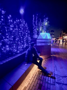 「GYDA（ジェイダ）のアイテム（その他アウター）」を使った、h.さん（レディース・154cm）の秋コーディネート