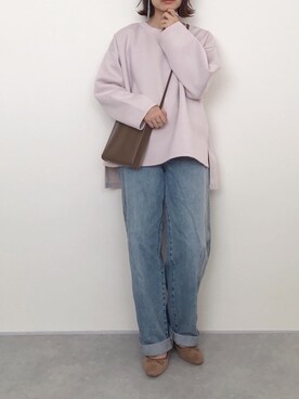 「AmbreNeige」｜「アイテム（バレエシューズ）」を使った、rumiさん（レディース・162cm）の秋コーディネート