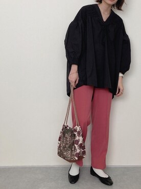 「RECTANGLE」｜rumiさん（レディース・162cm）の冬コーディネート