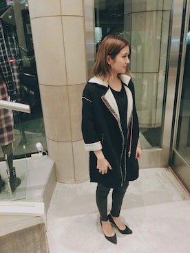 「JK」｜「アイテム（その他アウター）」を使った、mariさん（レディース・162cm）の秋コーディネート