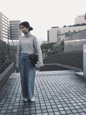 「FADGE」｜mariさん（レディース・162cm）の冬コーディネート