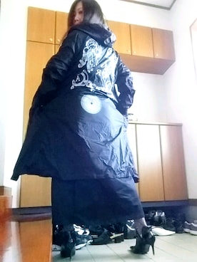 「RNA（アールエヌエー）のアイテム（その他アウター）」を使った、茶みこさん（レディース・165cm）の春コーディネート