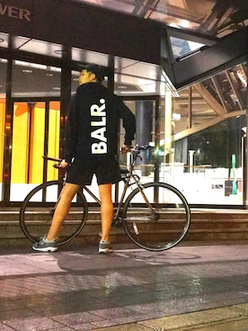 「shorts」｜「アイテム（帽子）」を使った、Keiさん（メンズ・184cm）の秋コーディネート
