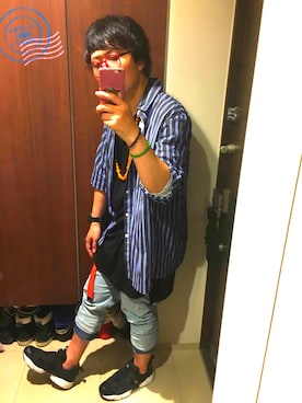 「jouetie（ジュエティ）のアイテム（その他）」を使った、rikutoさん（メンズ・172cm）の夏コーディネート
