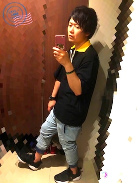 「jouetie（ジュエティ）のアイテム（その他）」を使った、rikutoさん（メンズ・172cm）の夏コーディネート
