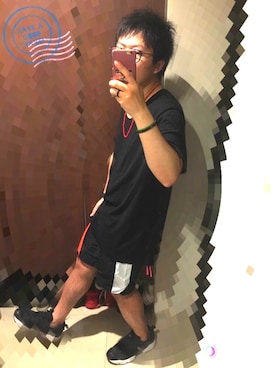 「jouetie（ジュエティ）のアイテム（その他）」を使った、rikutoさん（メンズ・172cm）の夏コーディネート