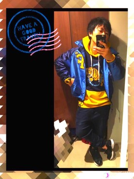 「GUCCI（グッチ）のアイテム（その他）」を使った、rikutoさん（メンズ・172cm）の秋コーディネート