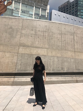 「韓国」｜「アイテム（オールインワン・サロペット）」を使った、alisaさん（レディース・173cm）の夏コーディネート