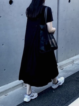 「Y's（ワイズ）のアイテム（ワンピース/ドレス）」を使った、alisaさん（レディース・172cm）の秋コーディネート
