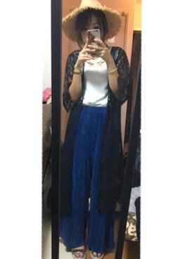 まおまおさん（レディース・162cm）の夏コーディネート