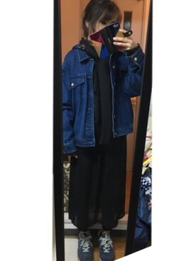 「ドラフトエヴリス」｜「アイテム（ジャケット/アウター）」を使った、まおまおさん（レディース・162cm）の秋コーディネート