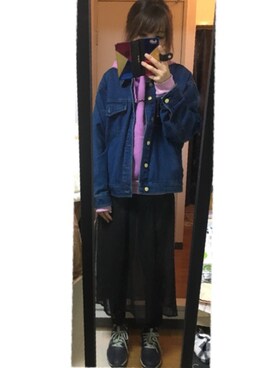 「ドラフトエヴリス」｜「アイテム（ジャケット/アウター）」を使った、まおまおさん（レディース・162cm）の冬コーディネート