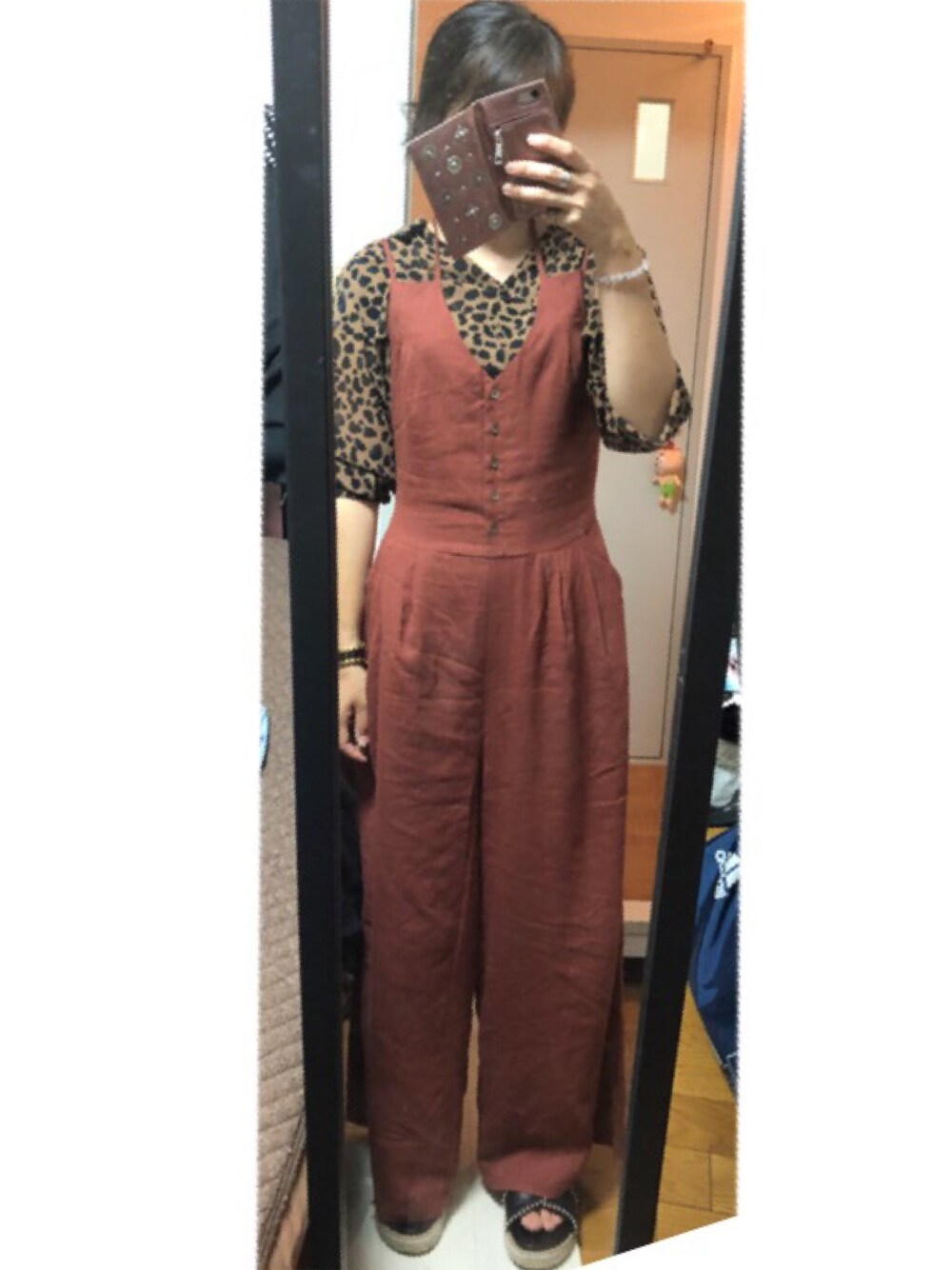 「ドラフトエヴリス」｜「EVRISのシースルーシフォンルーズシャツ（シャツ/ブラウス、その他）」を使った、まおまおさん（レディース・162cm）の夏コーディネートの1枚目の写真